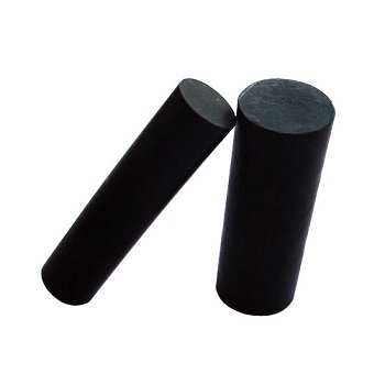 Fibra de carbono PTFE Rod recheo